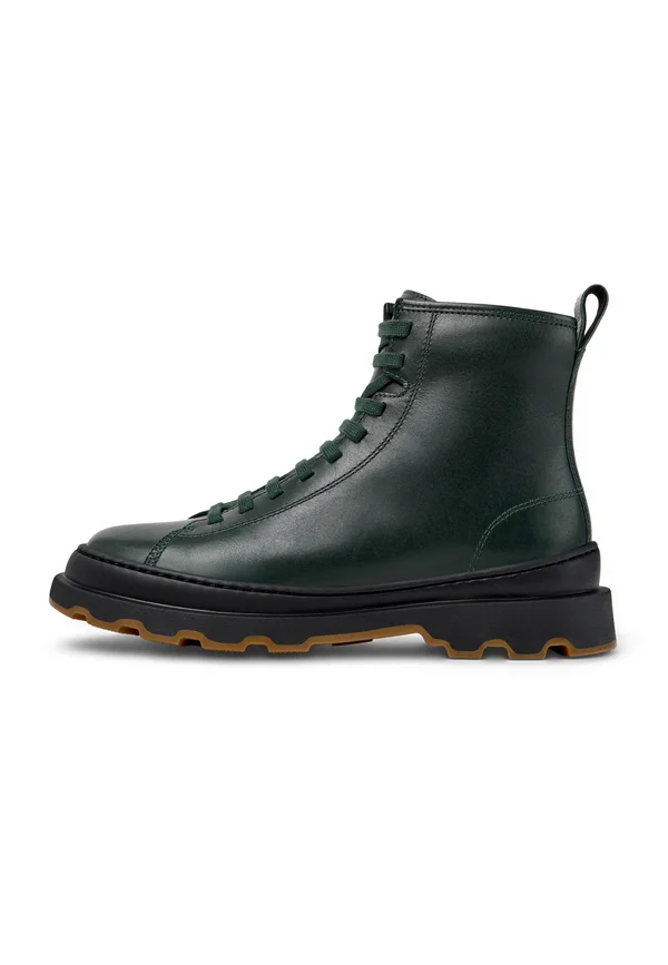 Platform ankle boots - dunkelgrün
