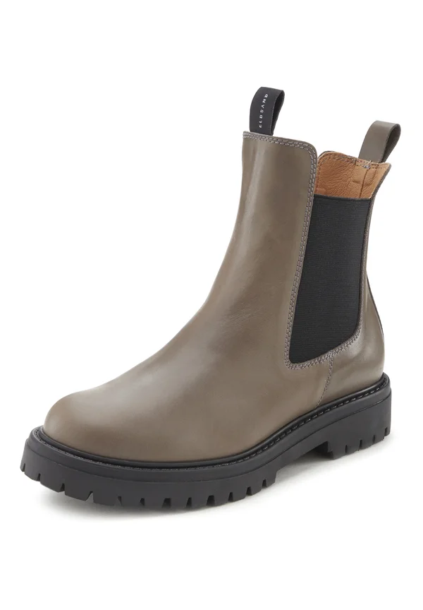 Platform ankle boots - grau