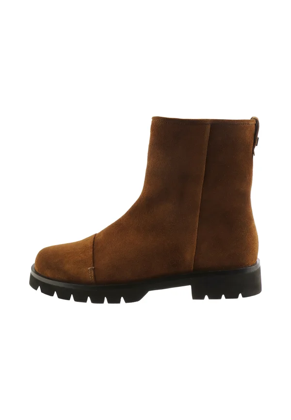 Platform ankle boots - khaki