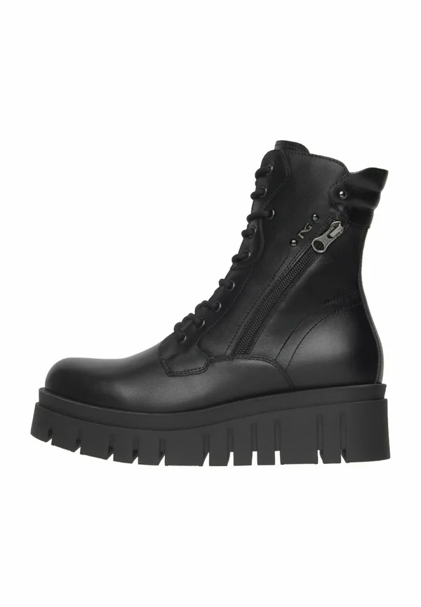 Platform ankle boots - nero