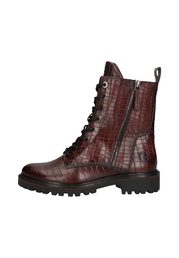 Platform ankle boots - rot