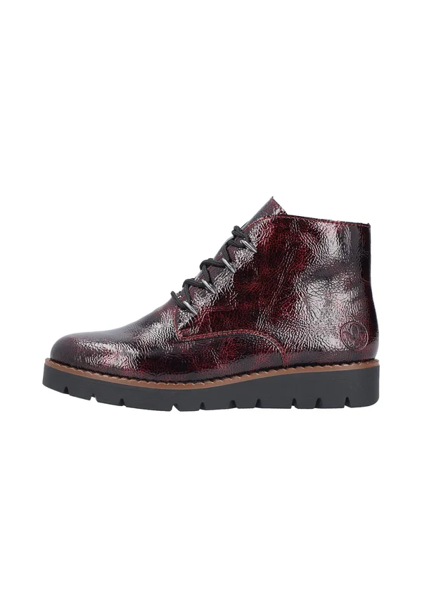 Platform ankle boots - rot