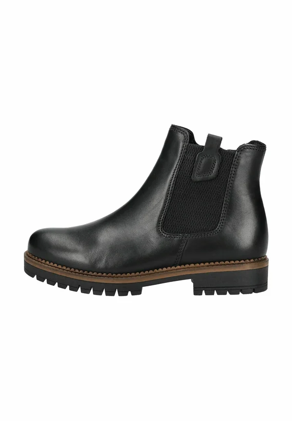 Platform ankle boots - schwarz s s w mic