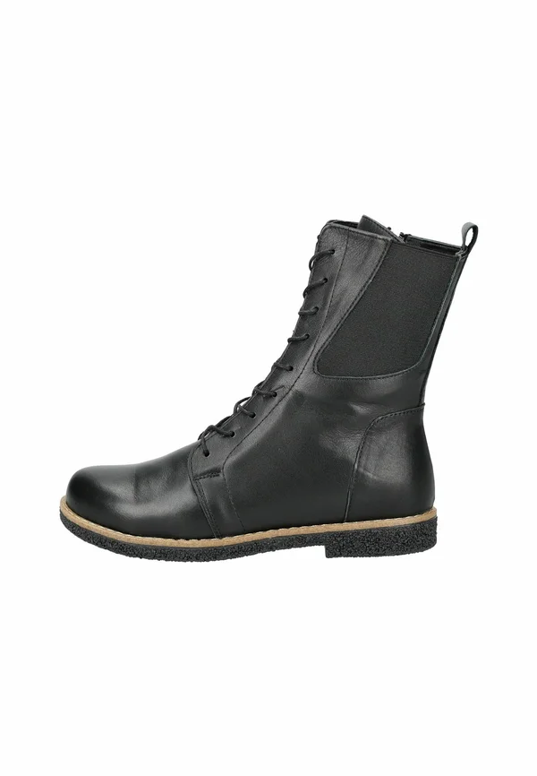Platform ankle boots - schwarz schwarz