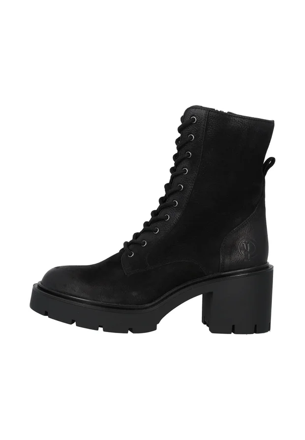 Platform ankle boots - schwarz