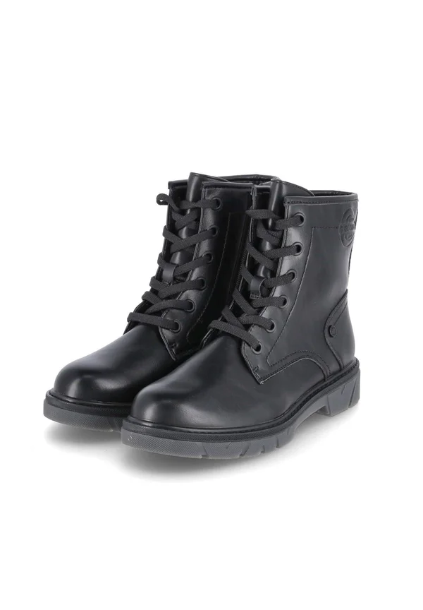 Platform ankle boots - schwarz