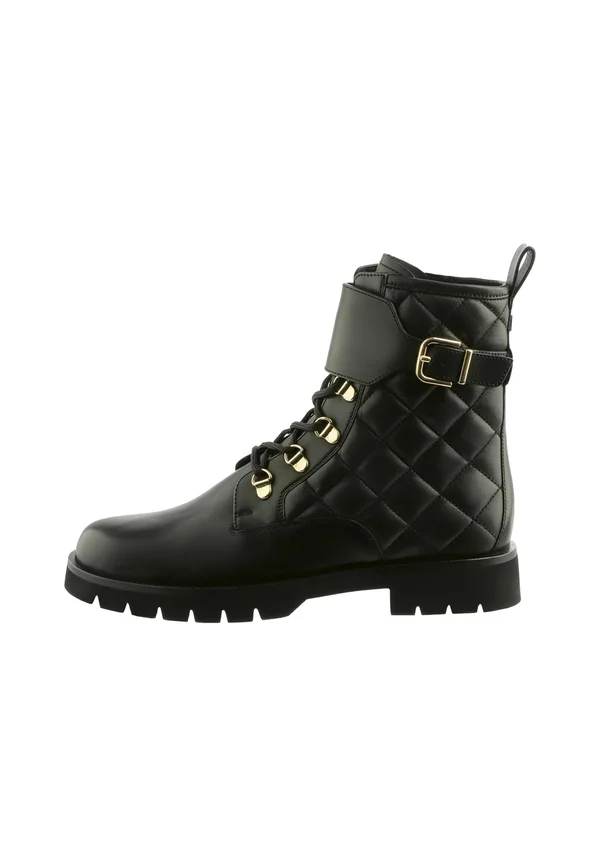 Platform ankle boots - schwarz