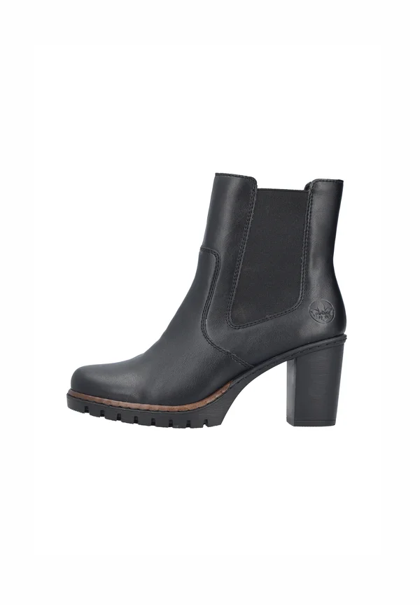 Platform ankle boots - schwarz