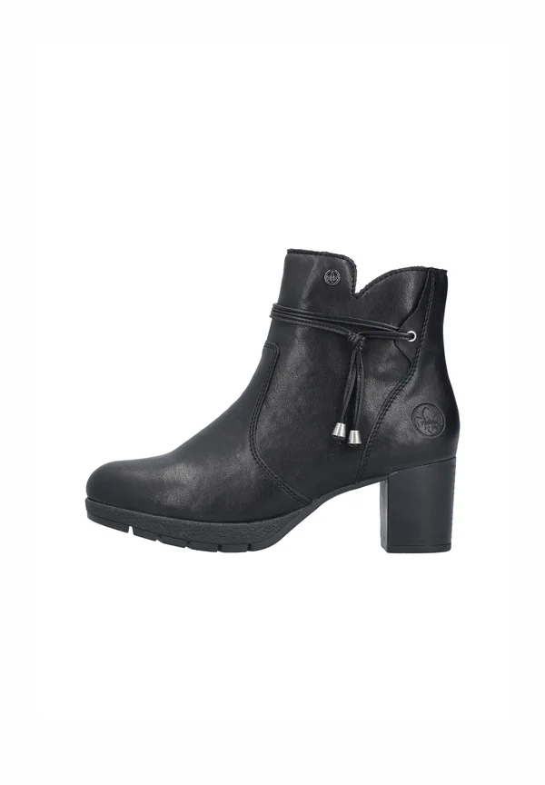 Platform ankle boots - schwarz