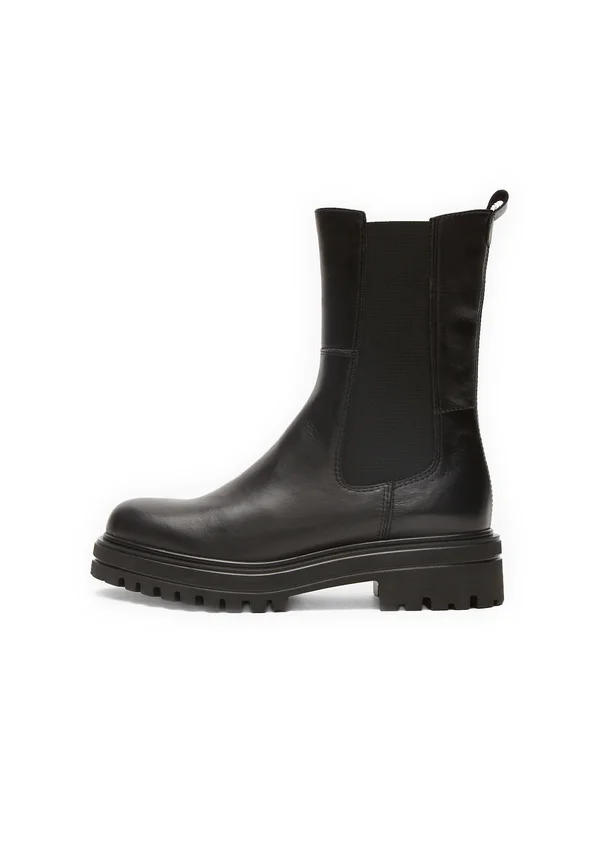 Platform ankle boots - schwarz