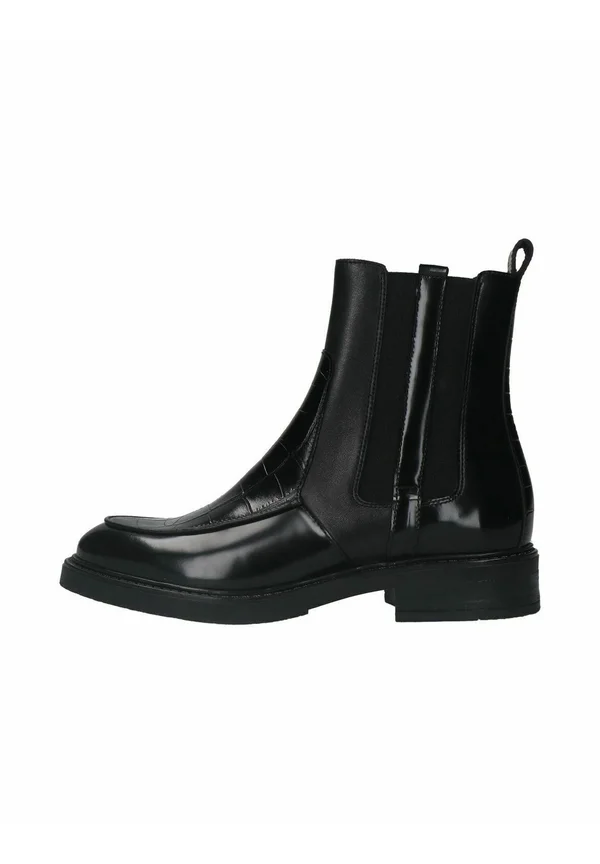 Platform ankle boots - schwarz