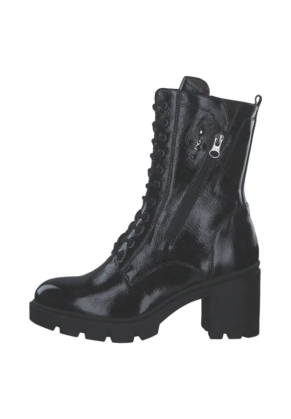 Platform ankle boots - schwarz