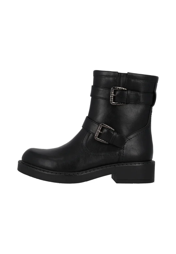 Platform ankle boots - schwarz