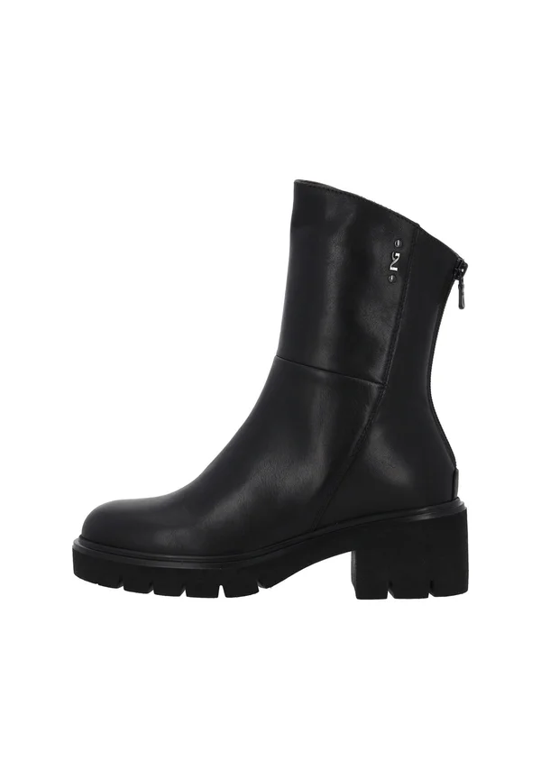 Platform ankle boots - schwarz