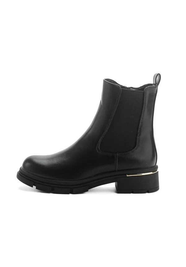 Platform ankle boots - schwarz