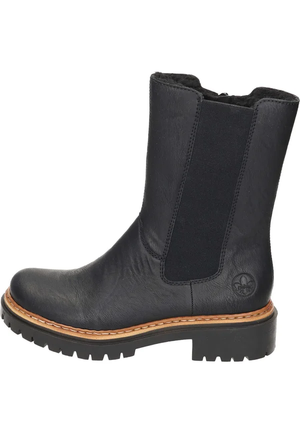 Platform ankle boots - schwarz