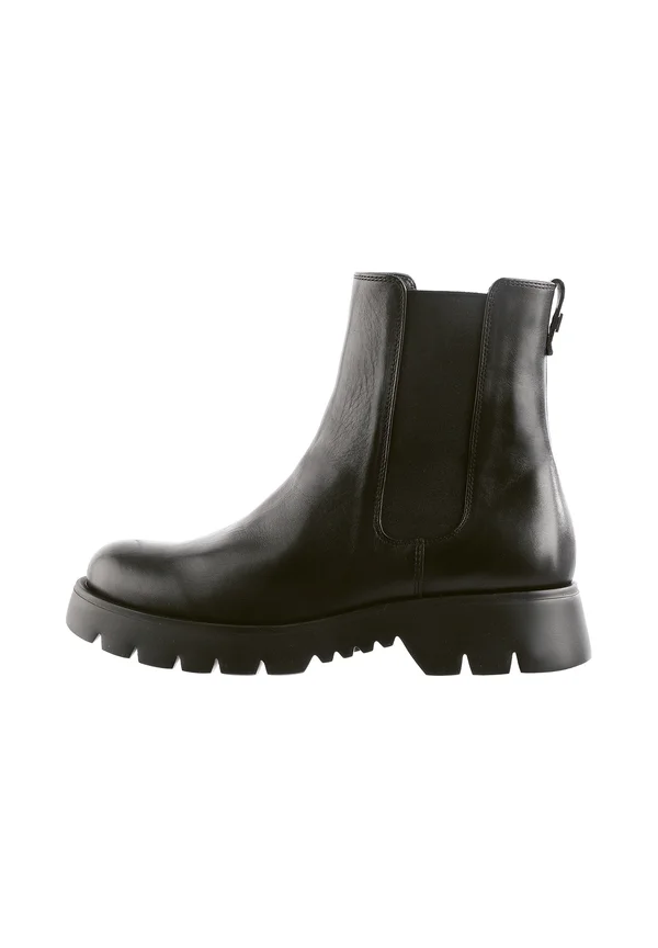 Platform ankle boots - schwarz
