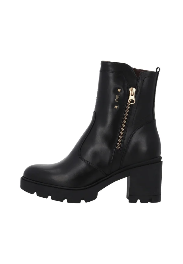 Platform ankle boots - schwarz