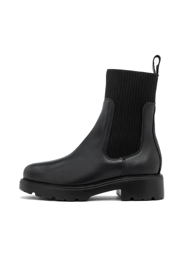 Platform ankle boots - schwarz