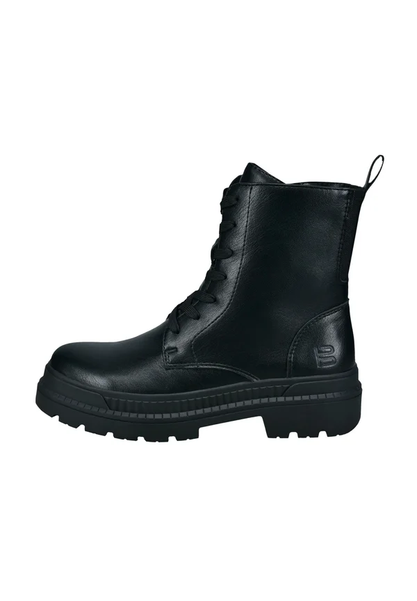 Platform ankle boots - schwarz