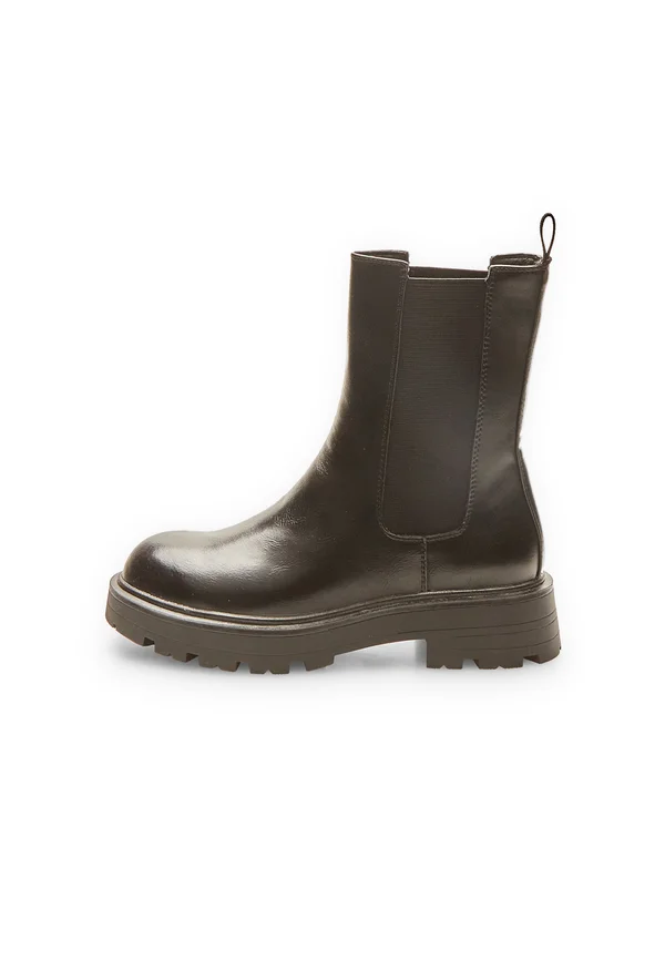 Platform ankle boots - schwarz