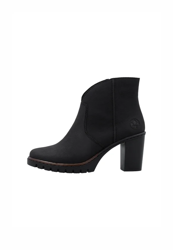 Platform ankle boots - schwarz