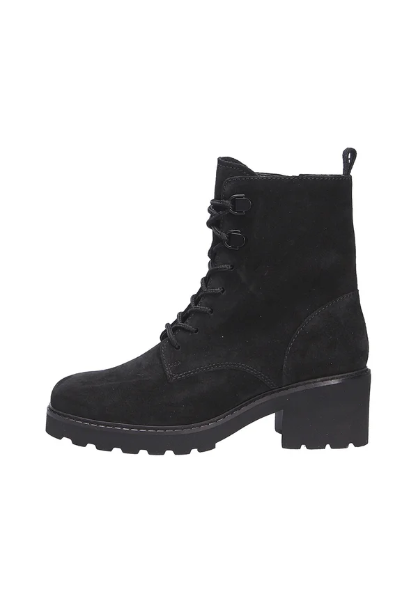 Platform ankle boots - schwarzmicro