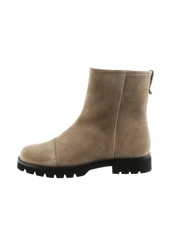 Platform ankle boots - taupe