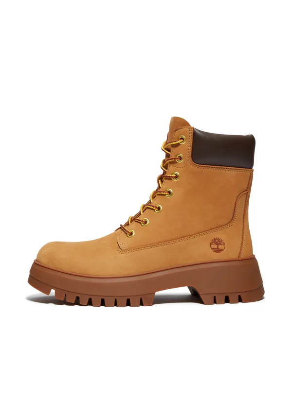 Platform ankle boots - wheat