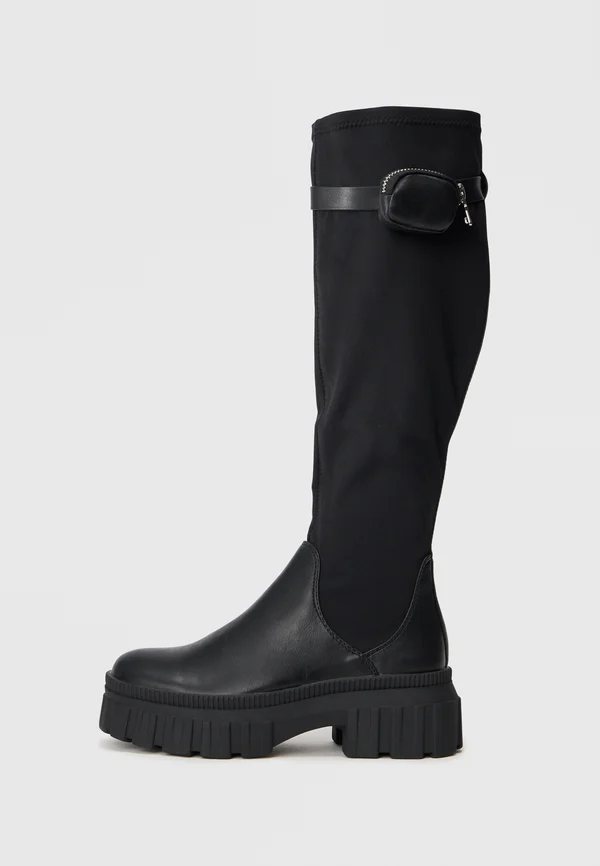 Platform boots - black