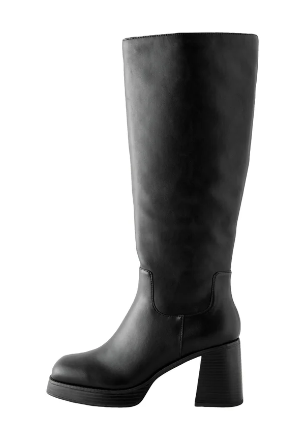 Platform boots - black