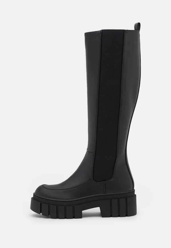 Platform boots - black