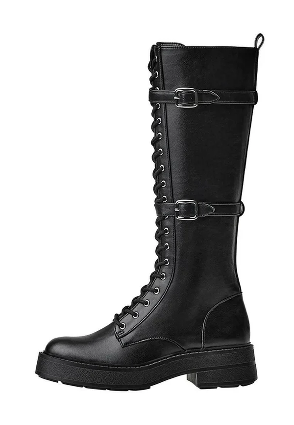 Platform boots - black