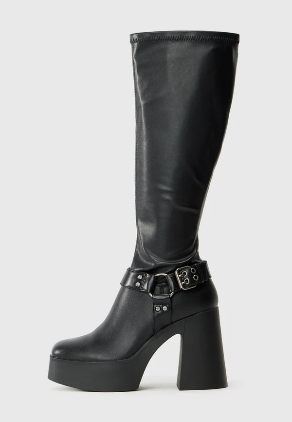 Platform boots - black
