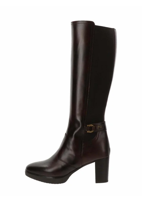 Platform boots - marrone