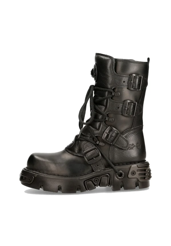Platform boots - schwarz
