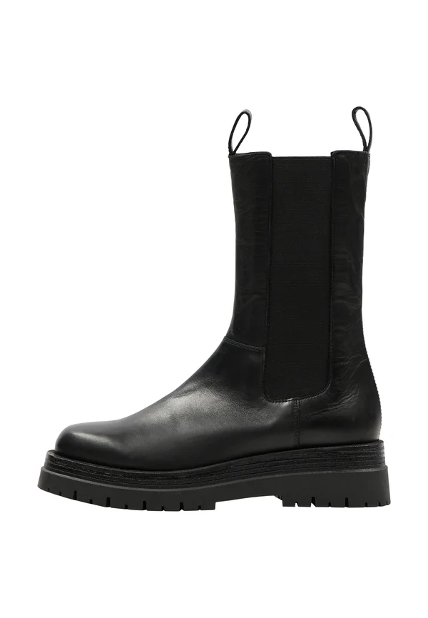 Platform boots - schwarz