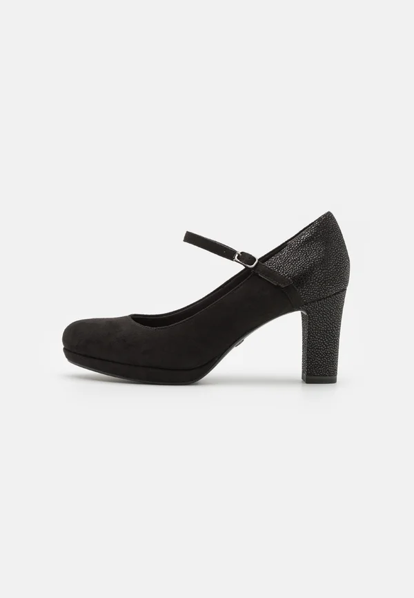 Platform heels - black comb