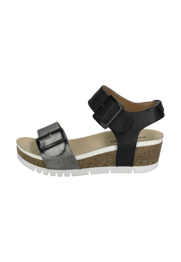 Platform sandals - basalt kombi