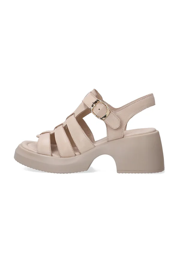 Platform sandals - beige
