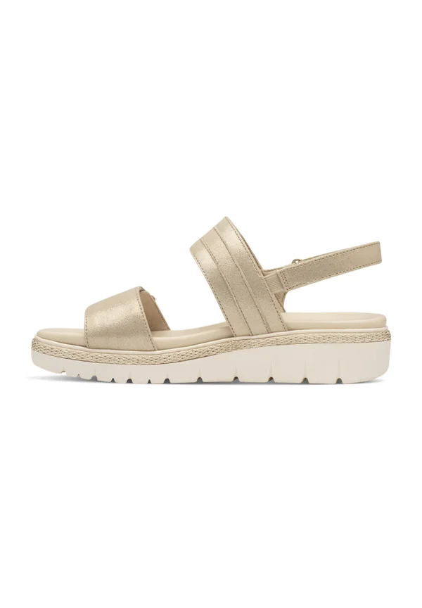 Platform sandals - beige