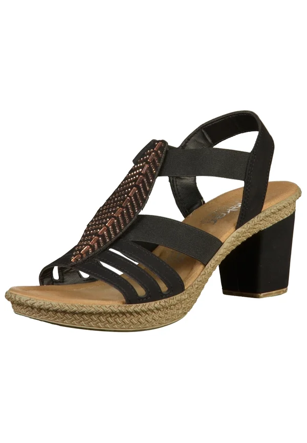 Platform sandals - black