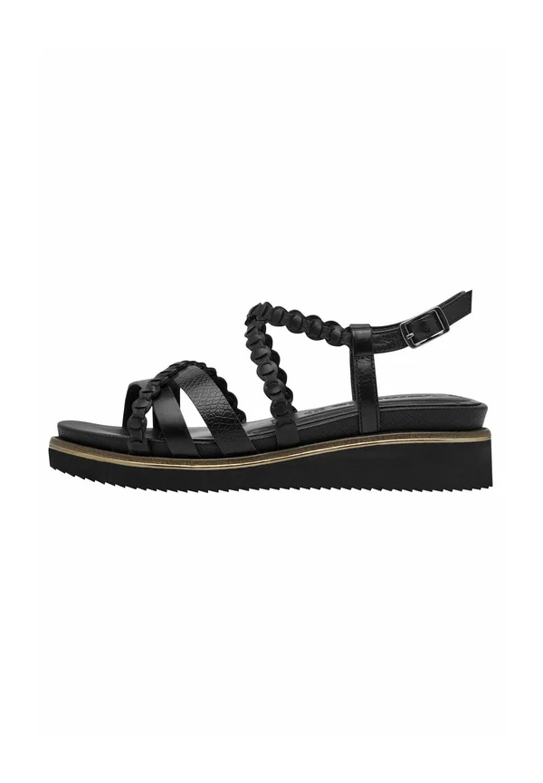 Platform sandals - black