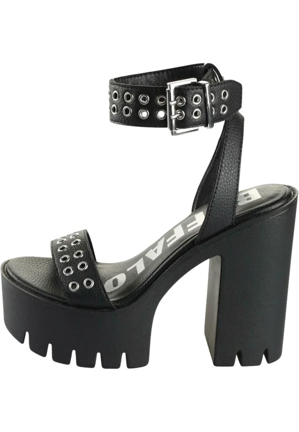 Platform sandals - black