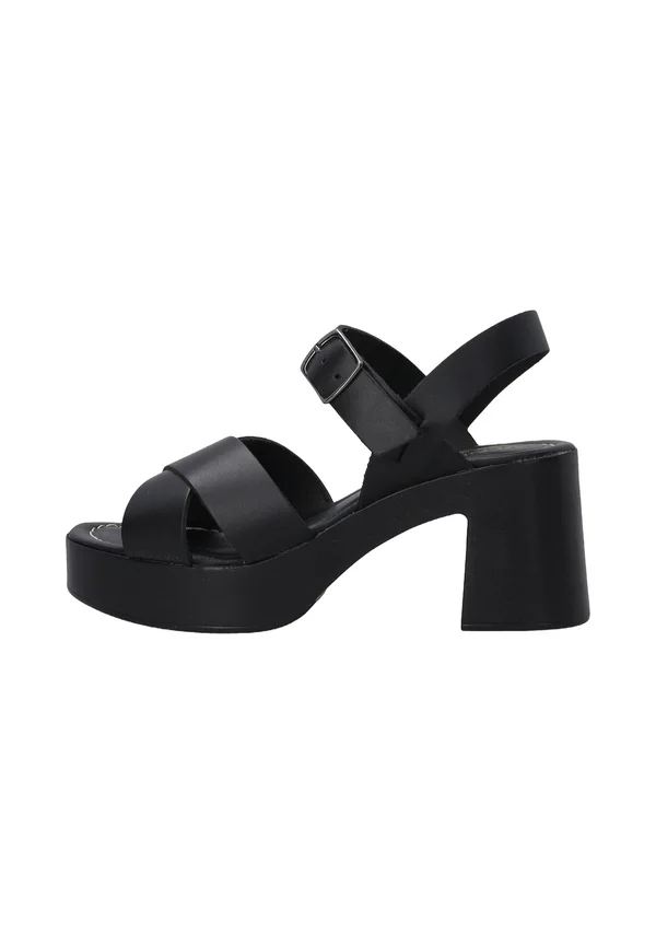 Platform sandals - black