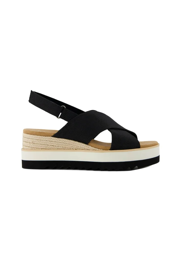 Platform sandals - black