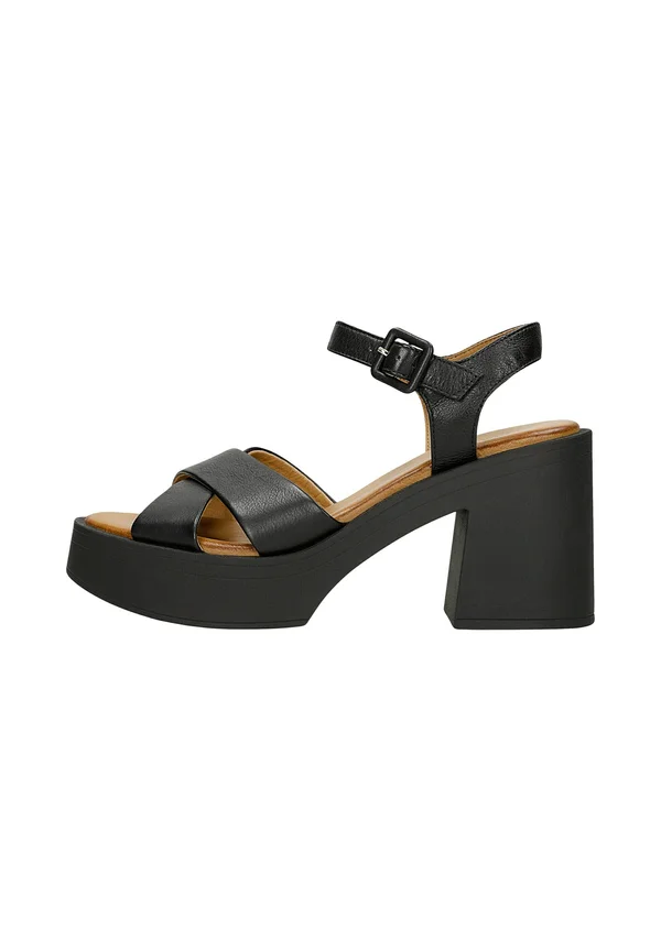Platform sandals - black