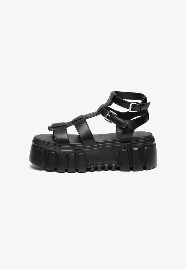 Platform sandals - black