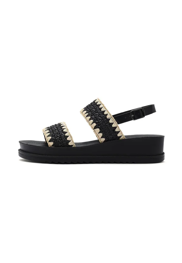 Platform sandals - black