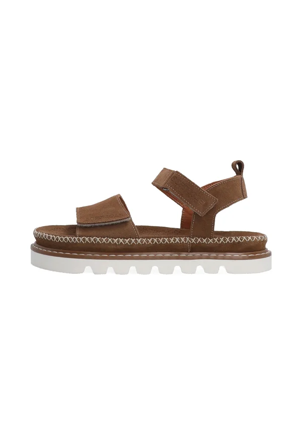 Platform sandals - brown